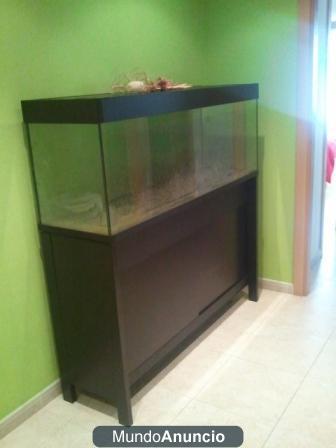 ACUARIO 300L CON MESA, EQUIPO CO2 Y EQUIPADO