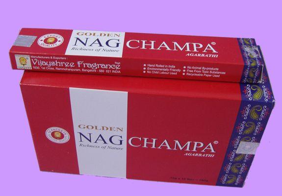 Incienso golden nag champa