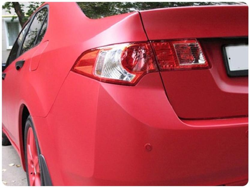 Vinilo para auto Rojo mate de 5,52€/M²