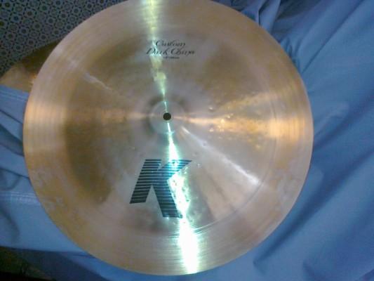 vendo china de 19 Zildjian k custom dark china, seguro y porte incluidos.
