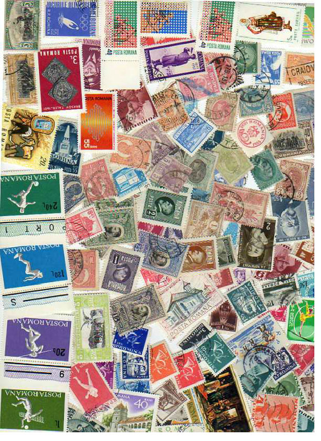 Lote de 1000 sellos de rumania