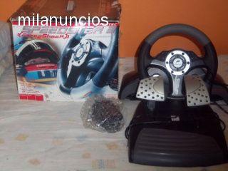 Volante ps2 compatible con ps3 y ps1