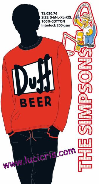 Pijamas DUFF SIMPSONS para caballero