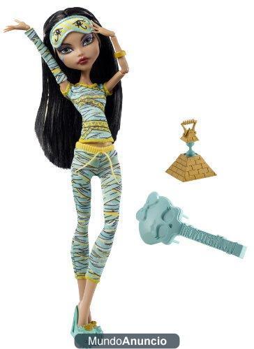 Monster High V7972 - Muñeca Muerta de Sueño en Pijama - Cleo de Nilo