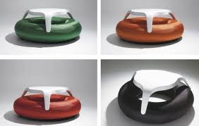 Mesa hinchable donut / Acanto Mobiliario