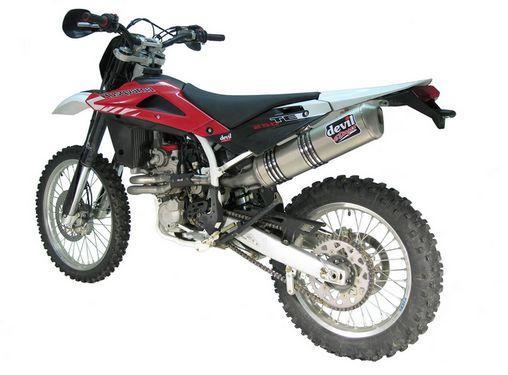 REF. 62518 ESCAPE DEVIL 6 DAYS INOX GRENALLA HUSQVARNA 250 TE 2008-09