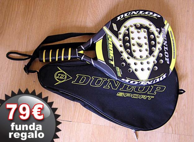 Pala padel Dunlop 200GT funda gratis de regalo