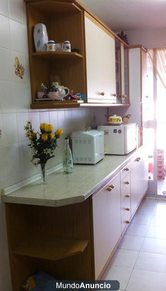 Vendo muebles de cocina y fregadero, microondas y campana extractora