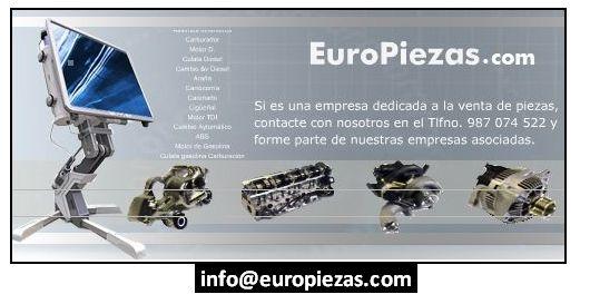 Recambios,desguaces, Piezas, repuestos. Anuncia tu Stock en Europiezas.com