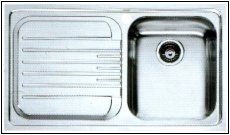 Franke FOX 611 Inox satinato Serie Futuro