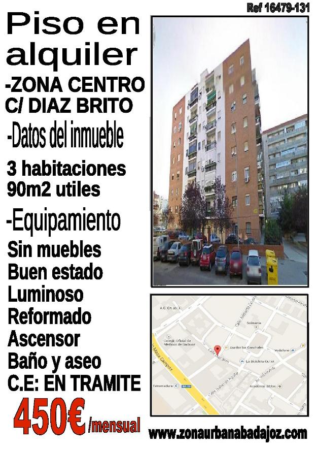 Sin muebles 3d en calle diaz brito