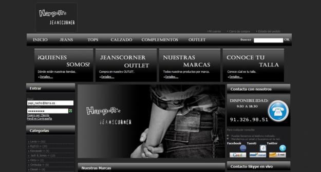 JEANSCORNER.ES TIENDA DE ROPA URBANA ONLINE CON LAS MEJORES MARCAS DE MODA AL MEJOR PRECIO.