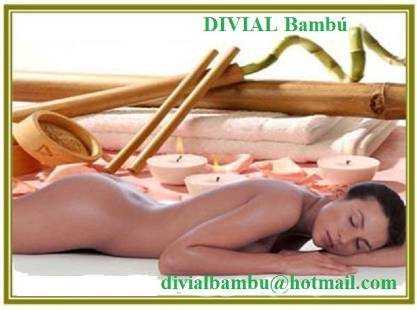 DIVIAL Bambú. Bambuterapia. Vendemos Kit. Cañas de Bambú para Masajes.