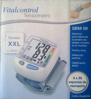 Tensiometro de muñeca sanitas vitalcontrol sbm 09