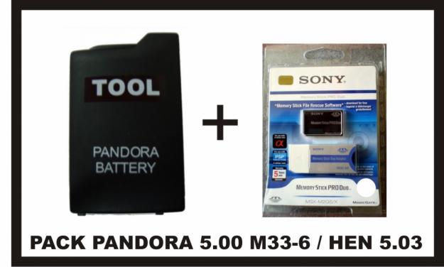 BATERIA PANDORA + MS  PRO MAGIC . PIRATEAR PSP 2000 3000