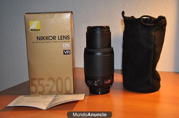 Objetivo Nikon 55-200 VR