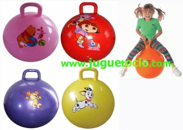 PELOTAS SALTARINAS -CAMAS ELASTICAS- HINCHABLES PARA JARDIN-en www.juguetocio.com