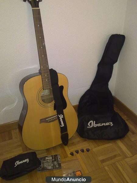 PACK GUITARRA ACúSTICA IBANEZ