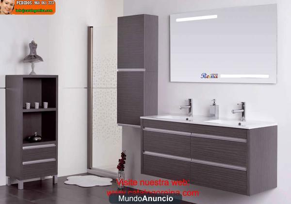 Muebles de baño con dos lavabos