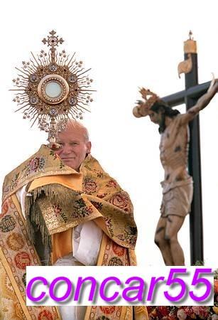 FOTOGRAFÍAS oficiales del Vaticano, Papa Juan Pablo II América del Sur.