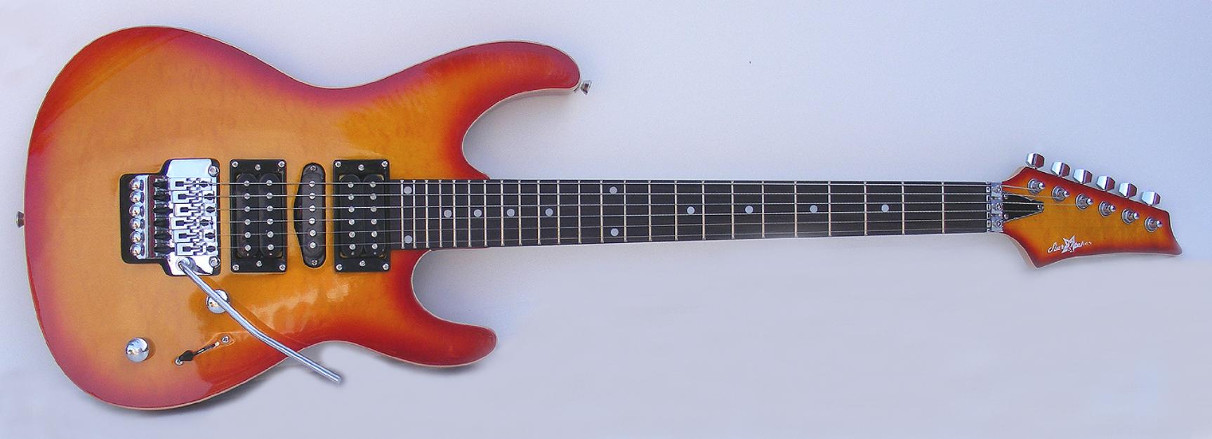 Guitarra Eléctrica StarSMaker® SM-GE020 Green y Cereza.