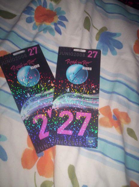 2 ENTRADAS ROCK IN RIO DIA 27