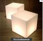CUBO / TABURETE LUMINOSO DE LED - mejor precio | unprecio.es