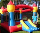 Happy hop Gran Castillo Hinchable Super XXL 20m con rampa tobogán - mejor precio | unprecio.es