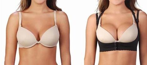 Pack 2 Sujetadores Magic Bra Push Up, realza pecho, luce escote, Anunciado TV