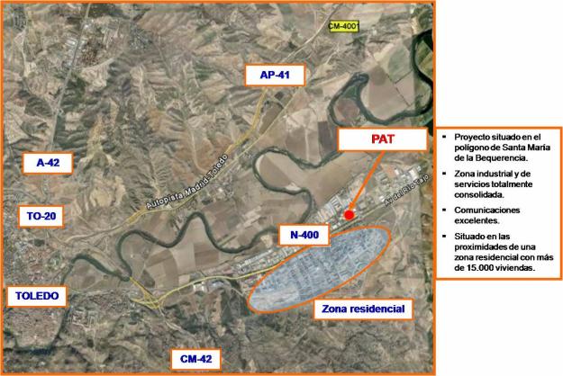 Parcela en el PAT de Toledo: 12.213 m² de uso Industrial