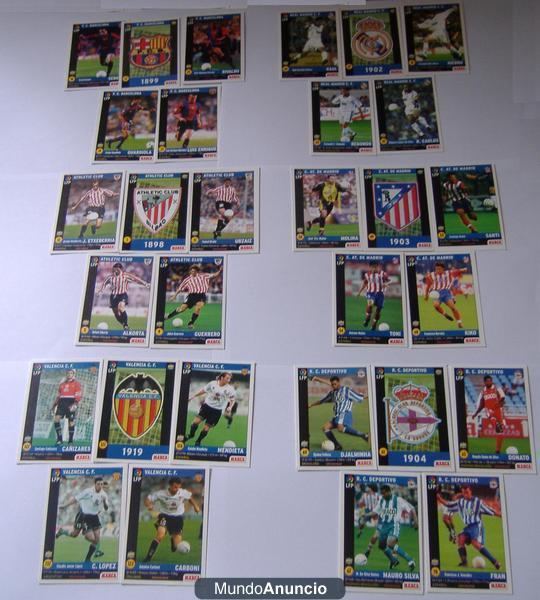 Colección cromos Futbolistas Temp. 98/99 Colección Diario Marca