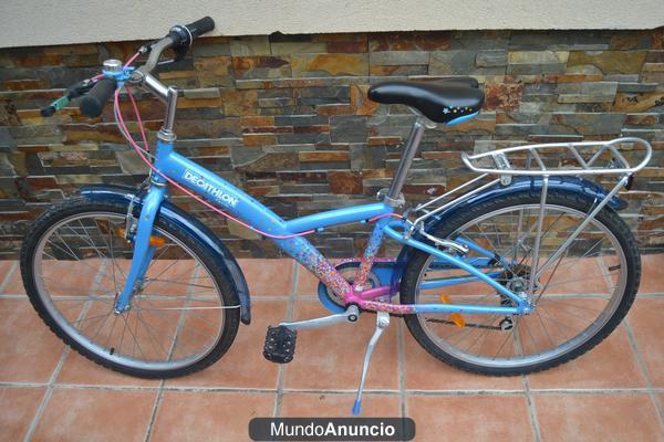 bicicletas de niña y niño, patines