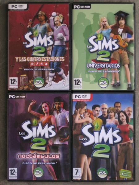 Los sims 2 + 12 expansiones (Original)