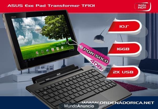 OFERTA TABLET Eee PAD TRANSFORMERS