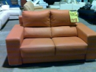 SOFA 2 PLAZAS PIEL FLOR - mejor precio | unprecio.es