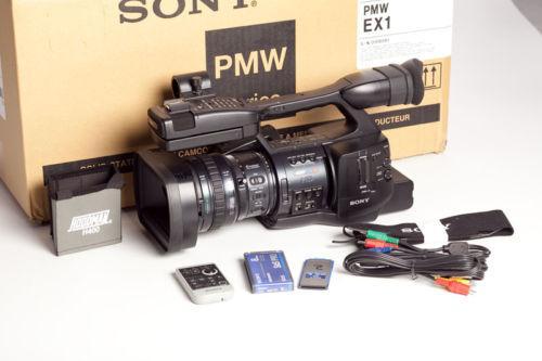 Sony EX1 Camera con baterias and 2 8gb SxS Cards