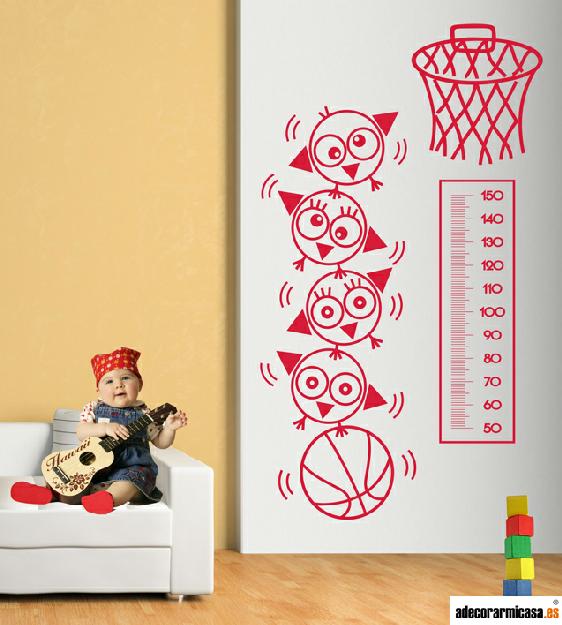Basket Medidor Vinilo decorativo infantil