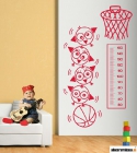 Basket Medidor Vinilo decorativo infantil - mejor precio | unprecio.es