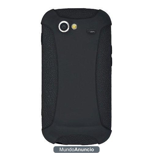 Amzer Silicone Skin Jelly - Carcasa de silicona para Google y Samsung Nexus S, color negro