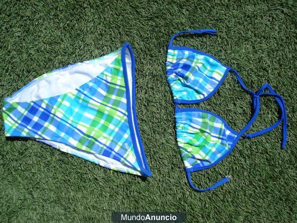 Bikini MARIE CLAIRE nuevo a estrenar estampado tonos azules