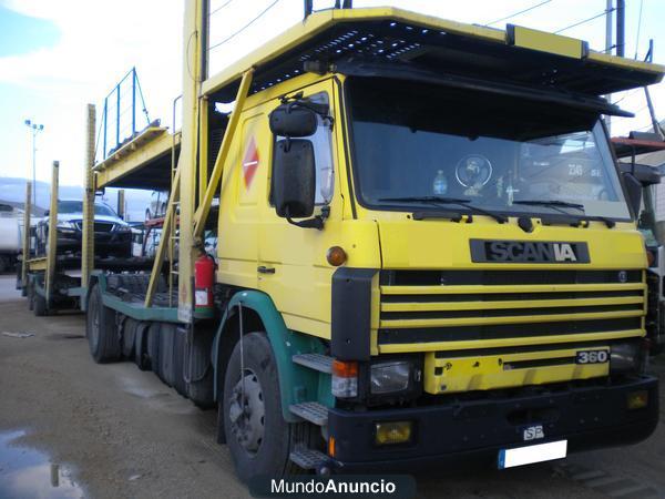 SE VENDE CAMION PORTACOCHES SCANIA 113 M 360CV