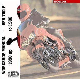 Honda VFR750F Workshop Manual VRF 750 F 1990 - 1996