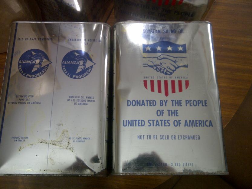 Latas caja obsequio estados unidos de america