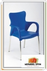 SILLA APILABLE CARCASA RESINA MOD.SUSANA COLOR AZUL. IDEAL PARA BAR, RESTAURANTE , TERRAZA. MORMOBEL SPAIN - mejor precio | unprecio.es