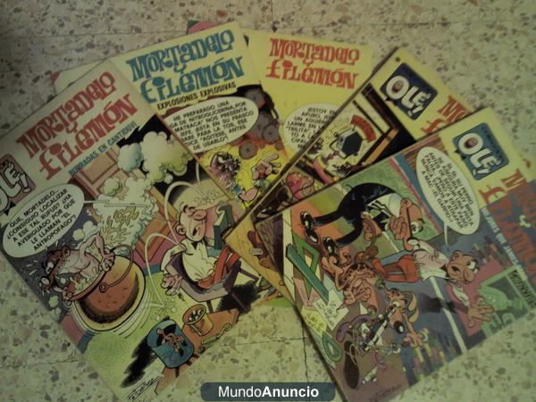 Mortadelo y Filemón lote 5 tebeos. buen estado