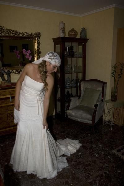 VESTIDO NOVIA FRANK SARABIA 2009