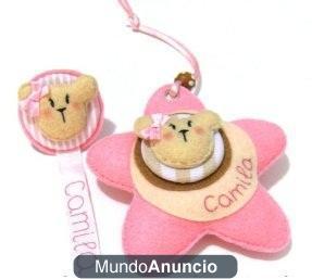 muñequitos con chupetero