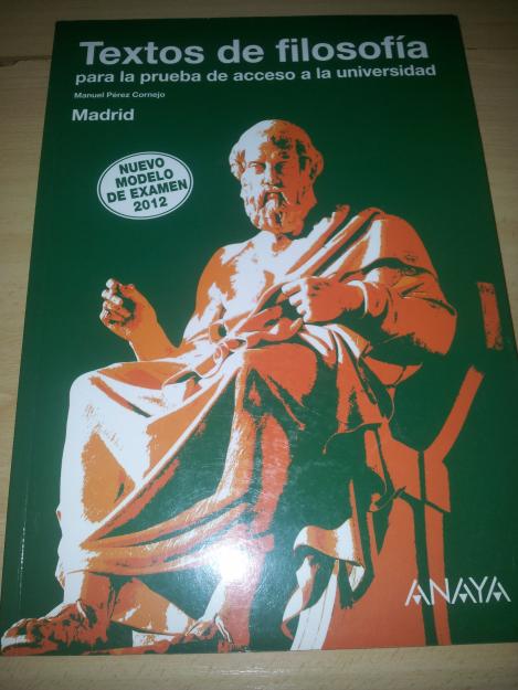 Vendo libro de filosofia 1º bachillerato