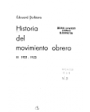 historia del movimiento obrero - ( 1871-1920 ) - volumen ii