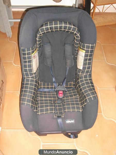 Silla de coche marca Chico  para bebe de 0 a 18 kg.  ONG